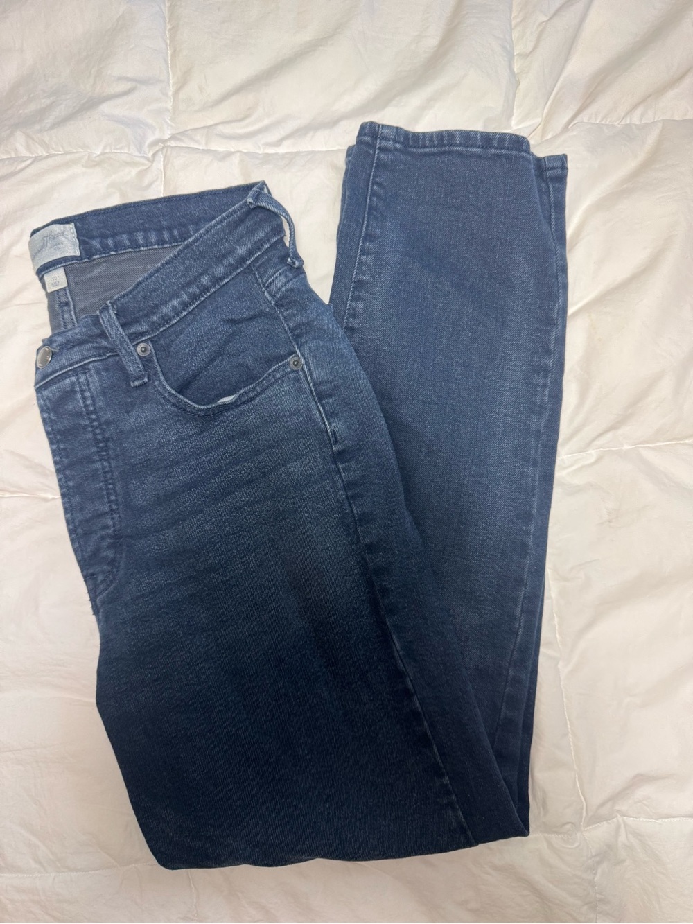 Universal thread Mid Rise Slim Jeans Blue Denim 5Pocket Button Women’s 10 - Picture 6 of 6